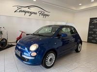 Usata Fiat 500 Lounge 69 CV (50 kW) 2009 Blu Cabrio