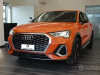 Usata Audi Q3 Sportback S-Line 150 CV (110 kW) 2020 Arancione SUV