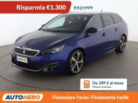 Usata Peugeot 308 GT-line 120 CV (88 kW) 2017 Blu Station wagon