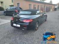 Usata Mercedes C180 AMG line 156 CV (114 kW) 2017 Nero Cabrio