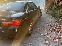 Usata BMW 420 Cabriolet 184 CV (135 kW) 2014 Nero Cabrio