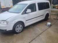 Usata VW Caddy 105 CV (77 kW) 2009 Bianco Monovolume
