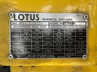 Usata Lotus Super Seven 1970 Giallo Cabrio