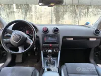 Usata Audi A3 Sportback Attraction 140 CV (102 kW) 2007 Nero Utilitaria