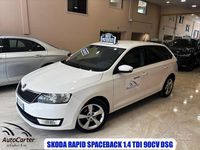 Usata Skoda Rapid 90 CV (66 kW) 2017 Bianco Berlina
