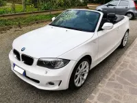 Usata BMW 120 Cabriolet Efficient Dynamics 177 CV (130 kW) 2011 Bianco Cabrio