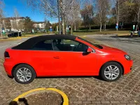 Usata VW Golf VII 140 CV (102 kW) 2012 Arancione Cabrio
