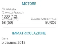 Usata VW up! 68 CV (50 kW) 2018 Nero Utilitaria