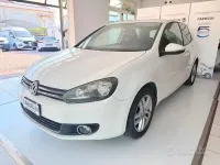 Usata VW Golf VI Highline 122 CV (89 kW) 2009 Bianco Utilitaria