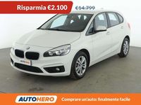 Usata BMW 218 Active Tourer Advantage 136 CV (100 kW) 2016 Bianco Monovolume
