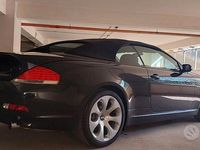 Usata BMW 630 Cabriolet Sport Line 272 CV (200 kW) 2007 Nero Cabrio