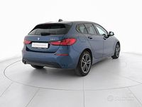 Usata BMW 116 Sport Line 116 CV (85 kW) 2021 Blu Utilitaria