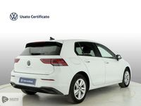 Usata VW Golf VIII Life 110 CV (80 kW) 2021 Bianco Utilitaria