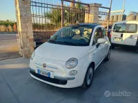 Usata Fiat 500 Lounge 69 CV (50 kW) 2010 Bianco Utilitaria