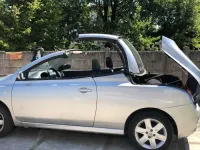 Usata Nissan Micra C+C 88 CV (64 kW) 2006 Argento Cabrio