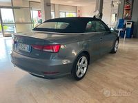 Usata Audi A3 Cabriolet Sport 116 CV (85 kW) 2018 Grigio Cabrio
