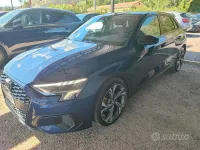 Usata Audi A3 Advanced 150 CV (110 kW) 2020 Blu Berlina
