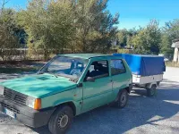 Usata Fiat Panda Young 39 CV (28 kW) 2000 Verde Utilitaria