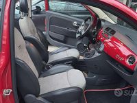 Usata Fiat 500C Lounge 75 CV (55 kW) 2010 Rosso Cabrio