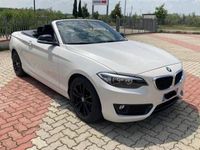 Usata BMW 218 Advantage 150 CV (110 kW) 2016 Bianco Cabrio