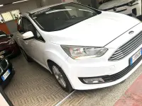 Usata Ford C-MAX Titanium S 120 CV (88 kW) 2017 Bianco Monovolume