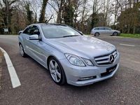 Usata Mercedes E220 170 CV (125 kW) 2013 Argento Coupé