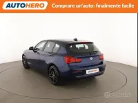 Usata BMW 116 Sport Line 116 CV (85 kW) 2018 Blu Utilitaria