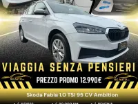 Usata Skoda Fabia Ambition 95 CV (69 kW) 2022 Bianco Utilitaria