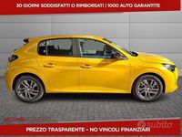 Usata Peugeot 208 Active 101 CV (74 kW) 2022 Giallo Utilitaria
