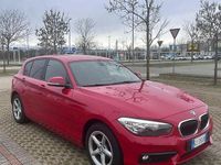 Usata BMW 118 Advantage 136 CV (100 kW) 2016 Rosso Utilitaria