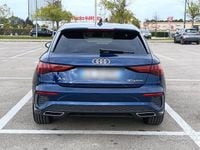Usata Audi A3 Sportback g-tron S-Line 131 CV (96 kW) 2022 Blu Utilitaria