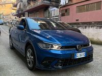 Usata VW Polo R-line 110 CV (80 kW) 2023 Blu Utilitaria