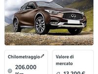 Usata Infiniti QX30 170 CV (125 kW) 2017 Nero Berlina