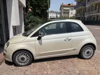Usata Fiat 500 69 CV (50 kW) 2009 Bianco Cabrio