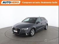 Usata Audi A3 Sport 190 CV (139 kW) 2019 Grigio Berlina
