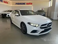 Usata Mercedes A180 AMG line 136 CV (100 kW) 2021 Bianco Berlina