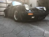 Usata Porsche 911 Turbo 300 CV (220 kW) 1989 Nero Cabrio
