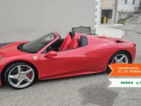 Usata Ferrari 458 566 CV (416 kW) 2012 Rosso Cabrio