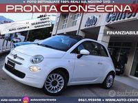 Usata Fiat 500C Lounge 69 CV (50 kW) 2019 Bianco Cabrio