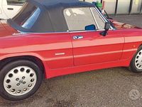 Usata Alfa Romeo Spider 125 CV (91 kW) 1986 Rosso Cabrio