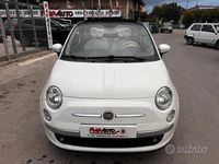 Usata Fiat 500 Lounge 69 CV (50 kW) 2009 Bianco Cabrio