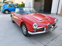 Usata Alfa Romeo Giulia Spider 92 CV (67 kW) 1964 Rosso Cabrio