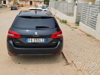 Usata Peugeot 308 SW Allure 120 CV (88 kW) 2015 Nero Station wagon