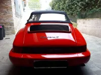 Usata Porsche 911 Carrera 4 Cabriolet 250 CV (183 kW) 1990 Rosso Cabrio