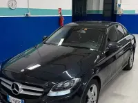 Usata Mercedes C180 Premium 116 CV (85 kW) 2016 Blu Berlina
