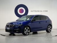 Usata Peugeot 308 GT-line 131 CV (96 kW) 2018 Blu Berlina