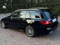 Usata Mercedes C220 Premium Plus 170 CV (125 kW) 2016 Nero Station wagon