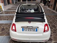 Usata Fiat 500C Lounge 69 CV (50 kW) 2016 Bianco Cabrio