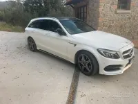 Usata Mercedes C220 Premium Plus 170 CV (125 kW) 2018 Bianco Station wagon