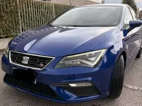 Käytetty Seat Leon FR 150 HP (110 kW) 2018 Sininen Sedan
